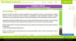Desktop Screenshot of farmaciabalkis.com